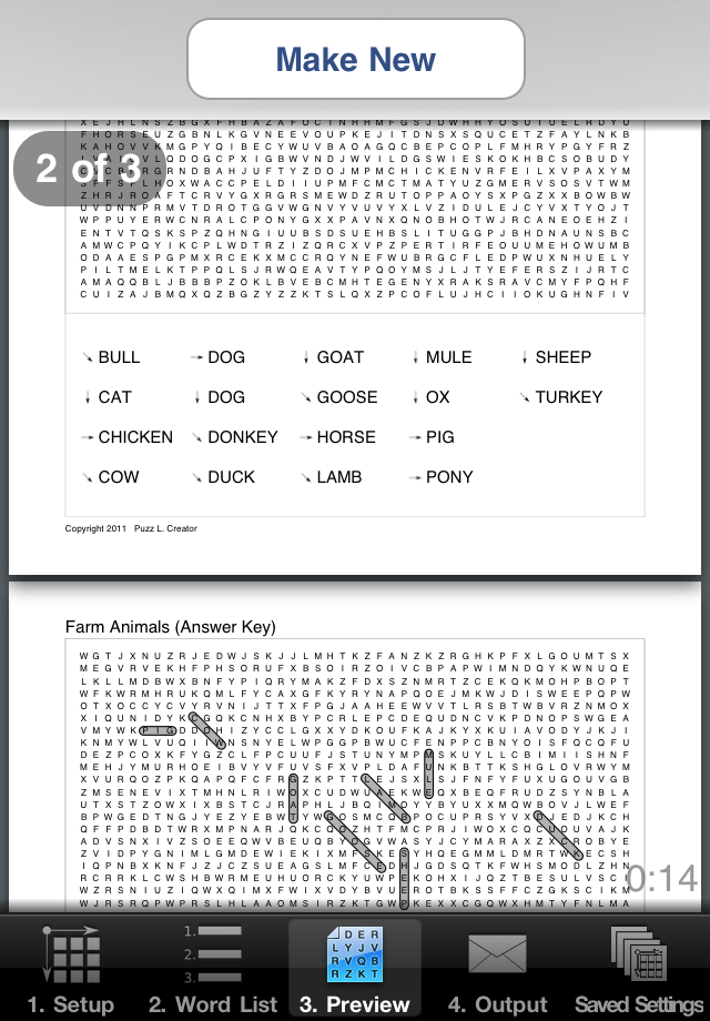 App Shopper: Make My Own Word Search (Games)